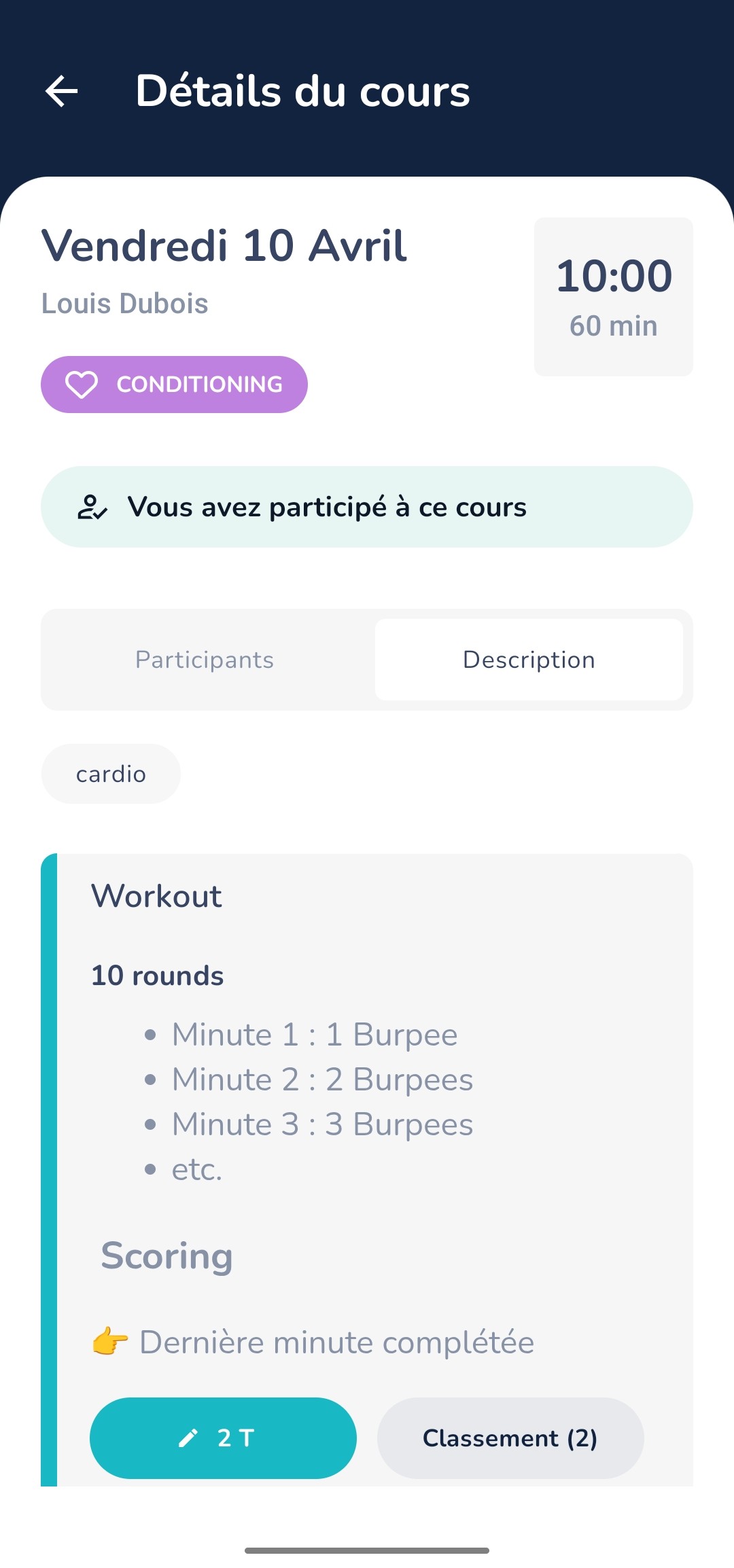 App Sppote — écran 8